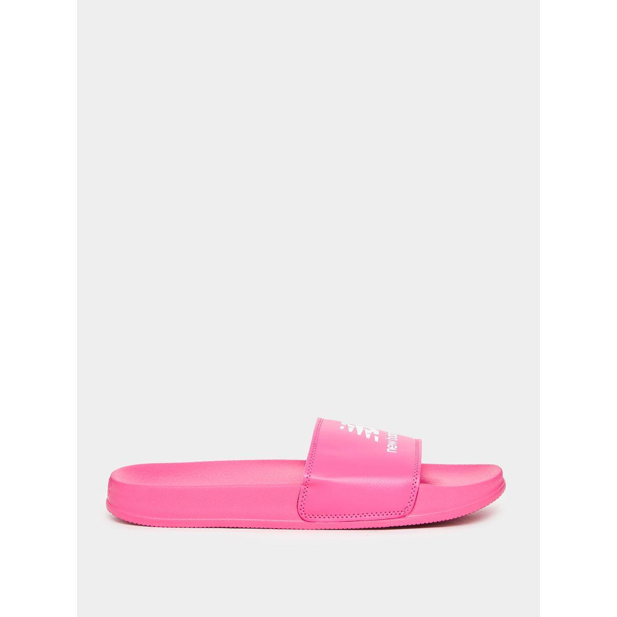 New Balance Logo Detail Slides-women-shoes-flipflopsandslides-image-1