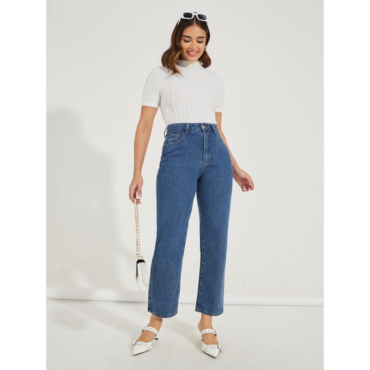 جينز سادة بطول الكاحل مع ارجل مستقيمة-women-clothing-bottoms-jeans-image-1