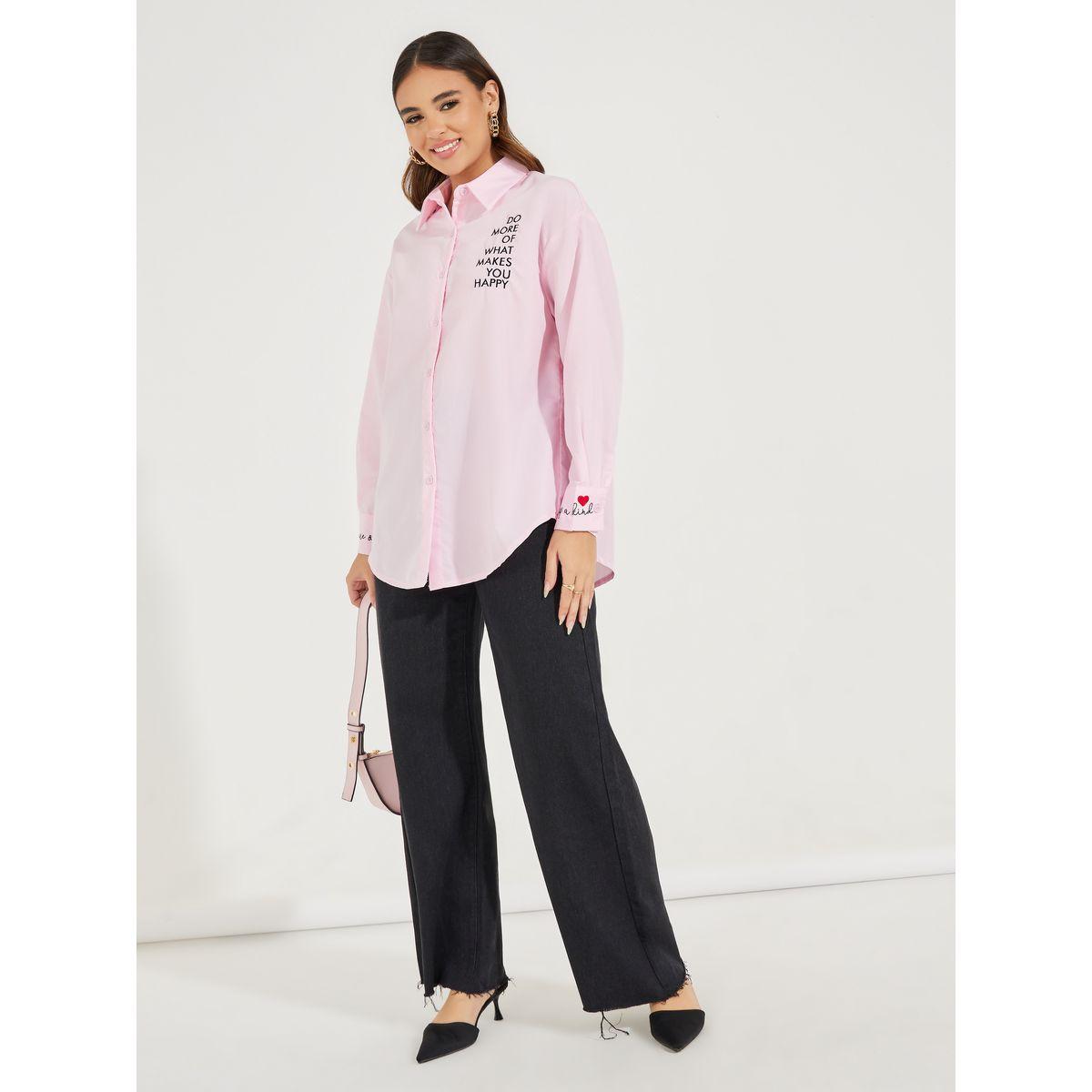 Styli Raw Edge Detail Wide Leg Jeans-women-clothing-bottoms-jeans-image-1