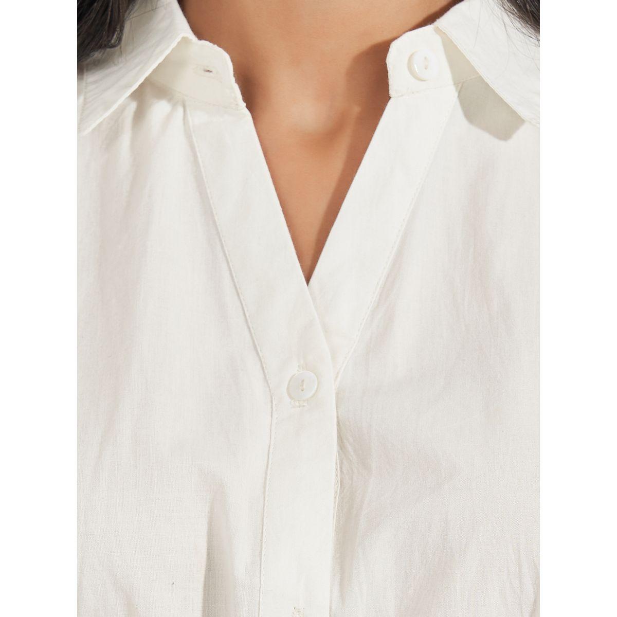 Styli Elevate Oversized Longline Shirt with Tie-Up Detail-women-clothing-shirtsandblouses-shirts-image-3