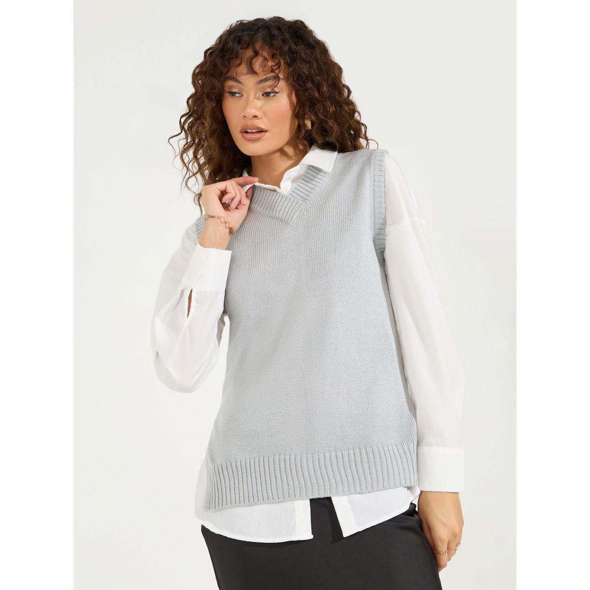 فيست محبوك بقصة عادية-women-clothing-cardigansandjumpers-jumpers-image-1