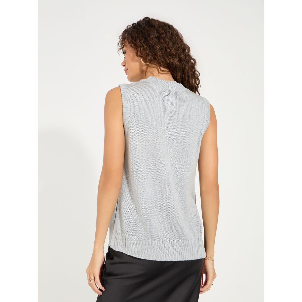 Styli Regular Fit Regular Length Knit Vest-women-clothing-cardigansandjumpers-jumpers-image-6