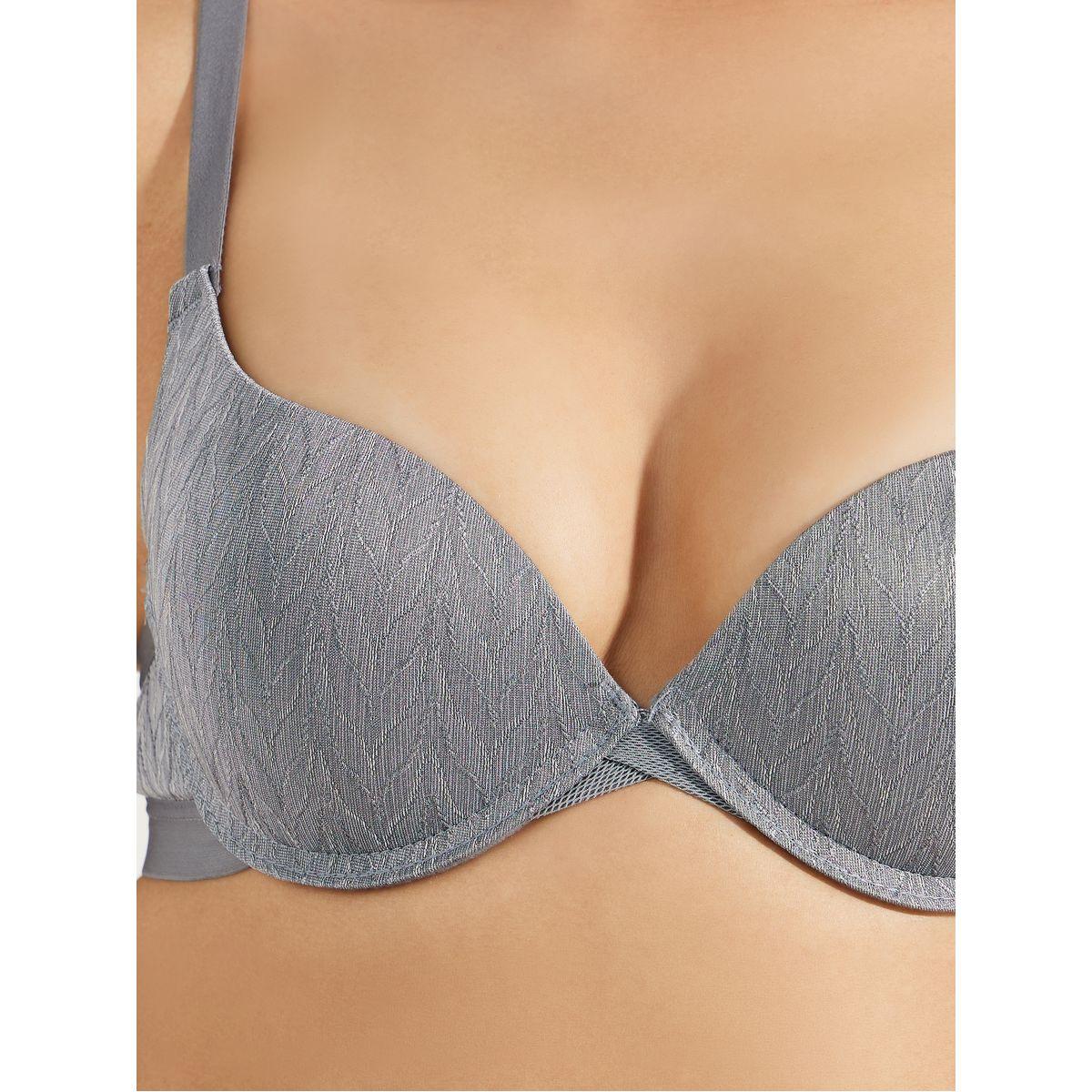 Styli Padded Wired Lace Detail Push Up Bra-women-clothing-lingerie-bras-image-2
