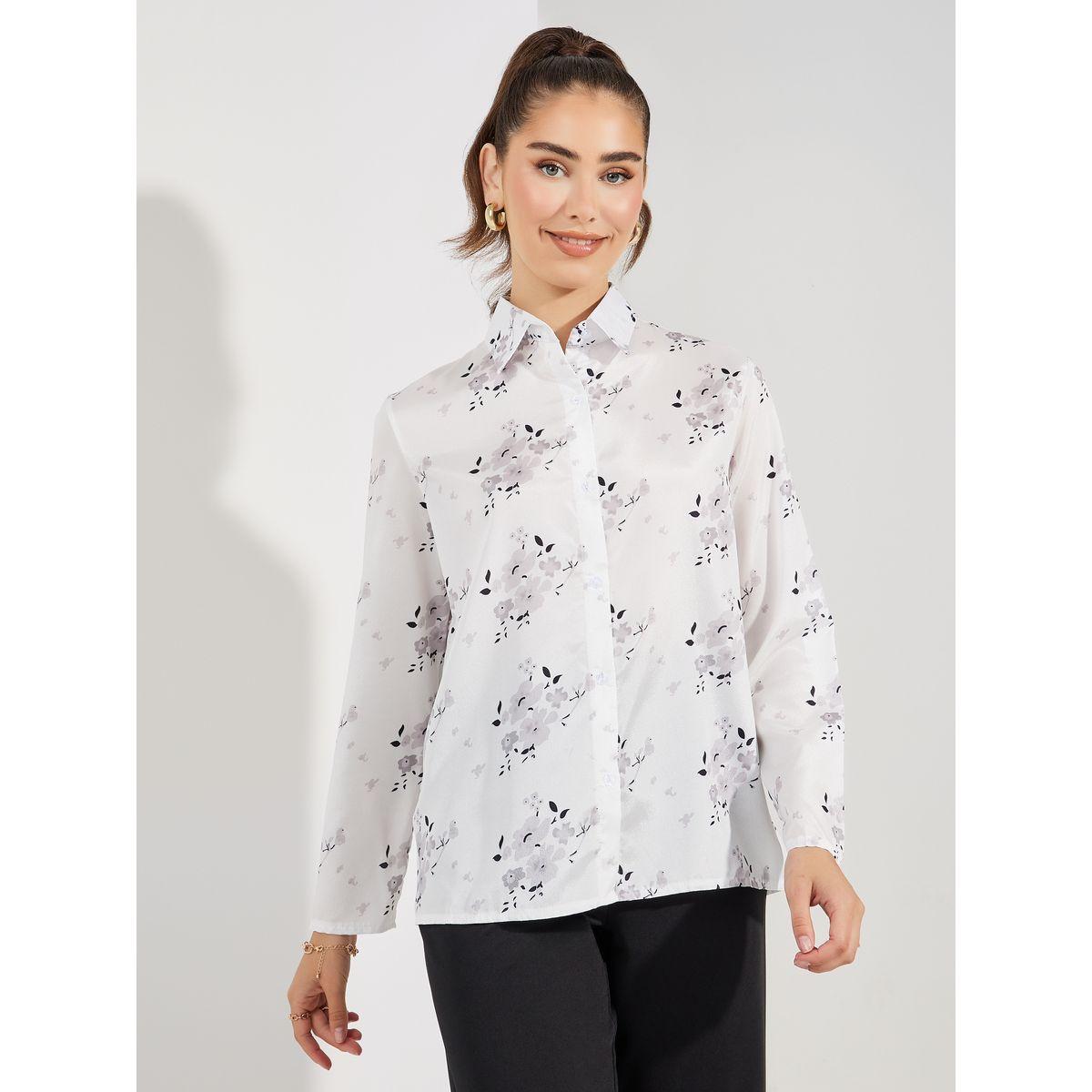 بلوزة مطبعة بزهور واكمام طويلة-women-clothing-shirtsandblouses-shirts-image-2