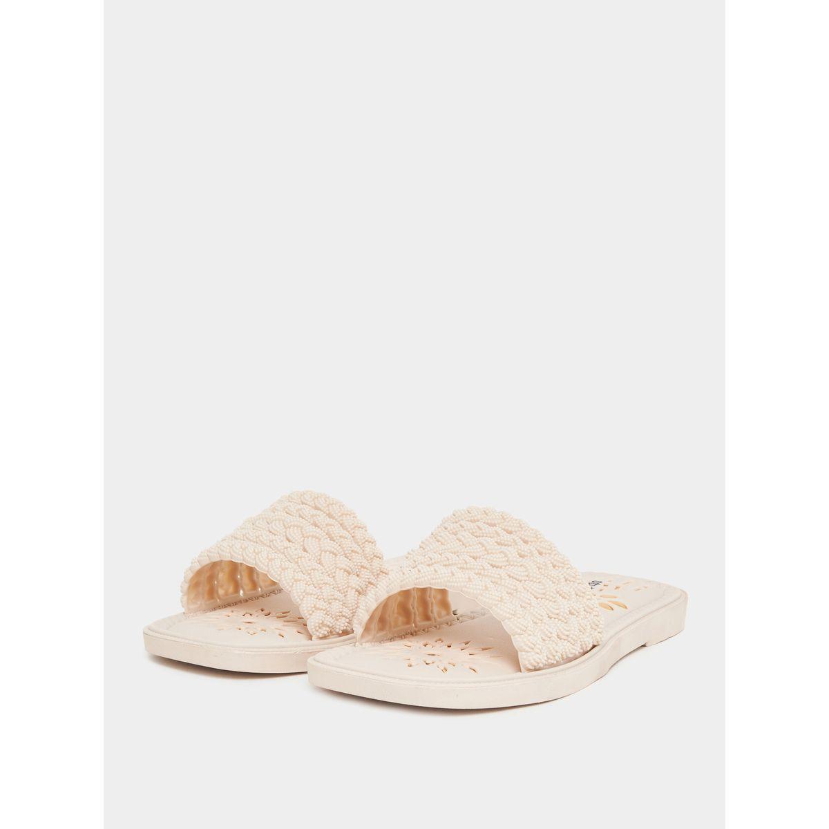 Styli Braided Strap Design Flat Sandals-women-shoes-sandals-flats-image-1