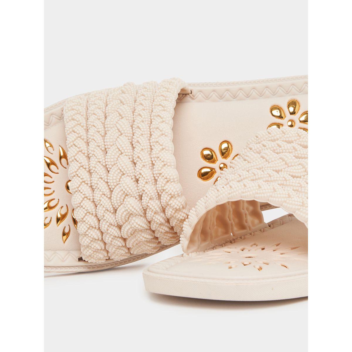 Styli Braided Strap Design Flat Sandals-women-shoes-sandals-flats-image-4