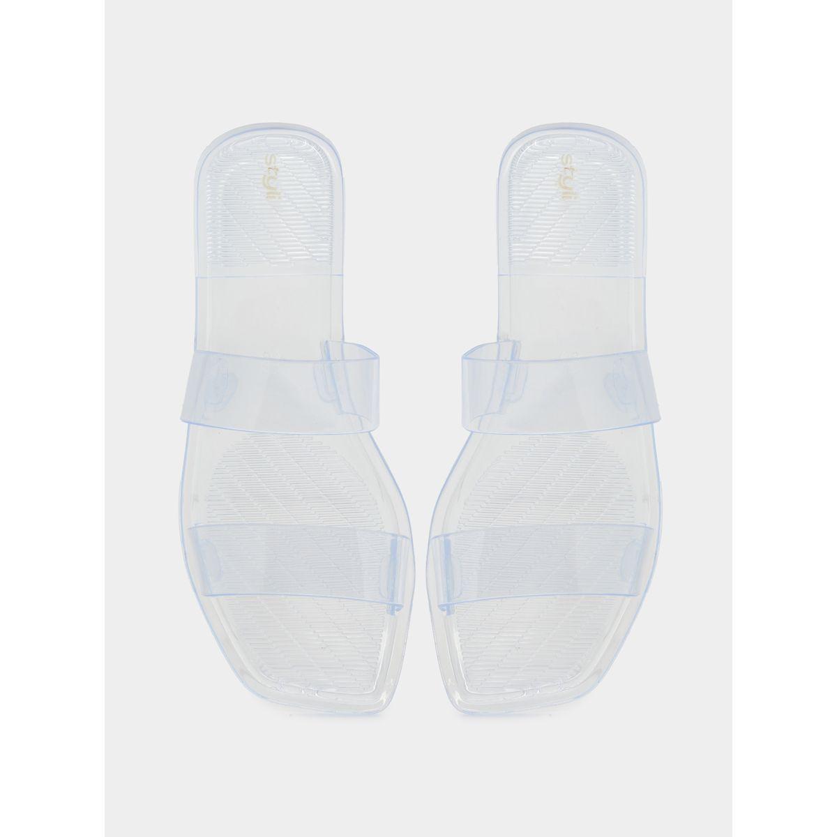 Styli Clear Strap Flat Slides-women-shoes-flipflopsandslides-image-5
