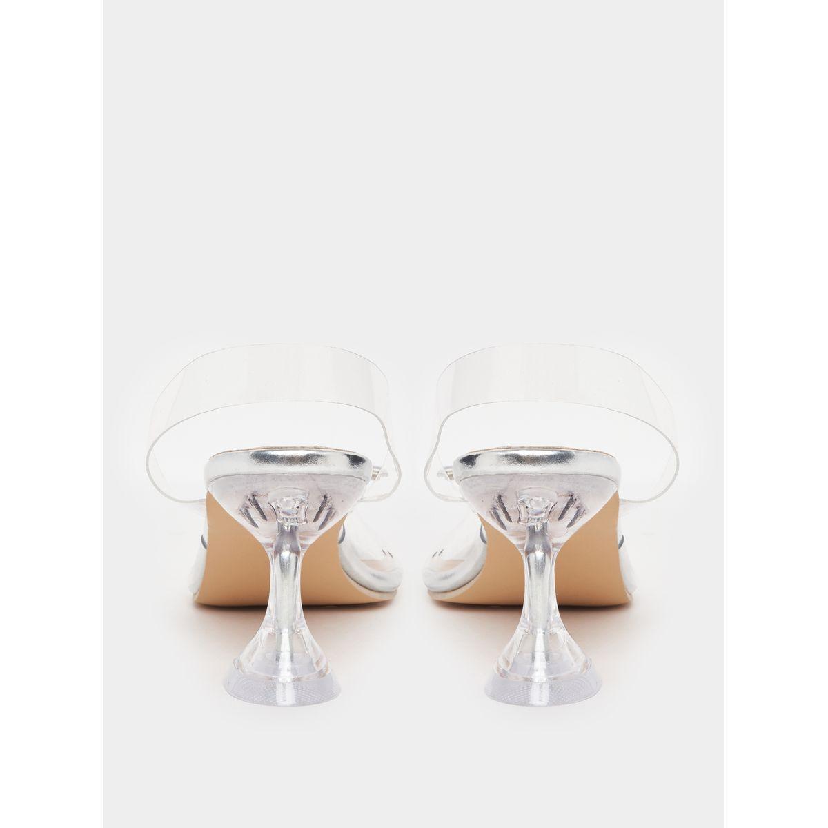 Styli Transparent Rhinestone Decor Pumps-women-shoes-heels-image-5