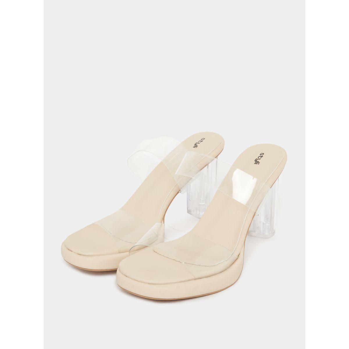 صندل بسير شفاف ومقدمة بنمط مربع-women-shoes-heels-image-2