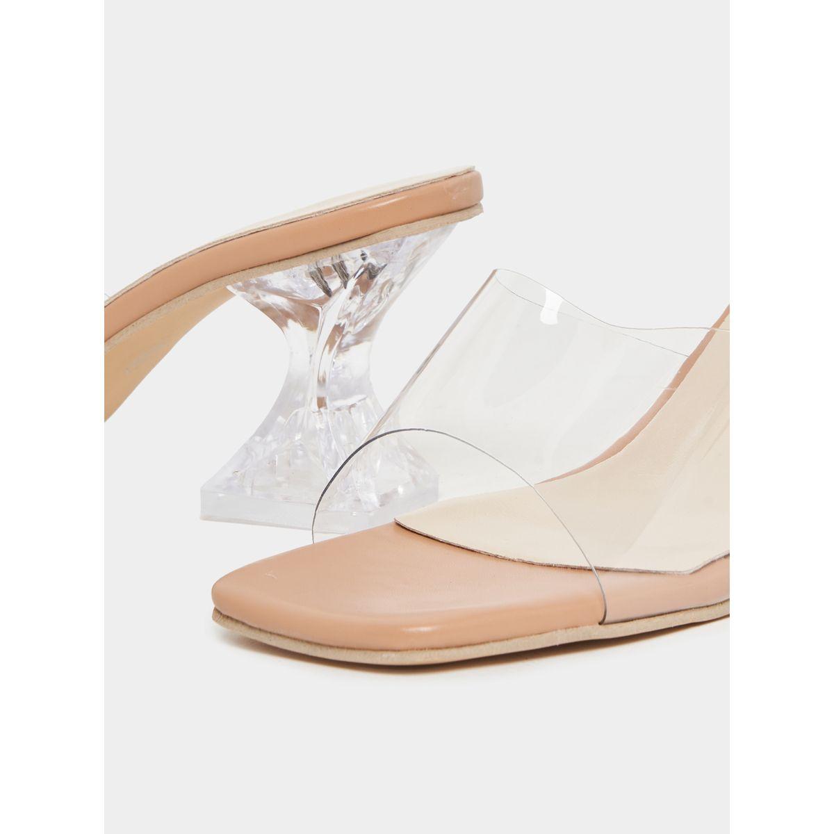 Styli Clear Strap Heeled Sandals-women-shoes-heels-image-4
