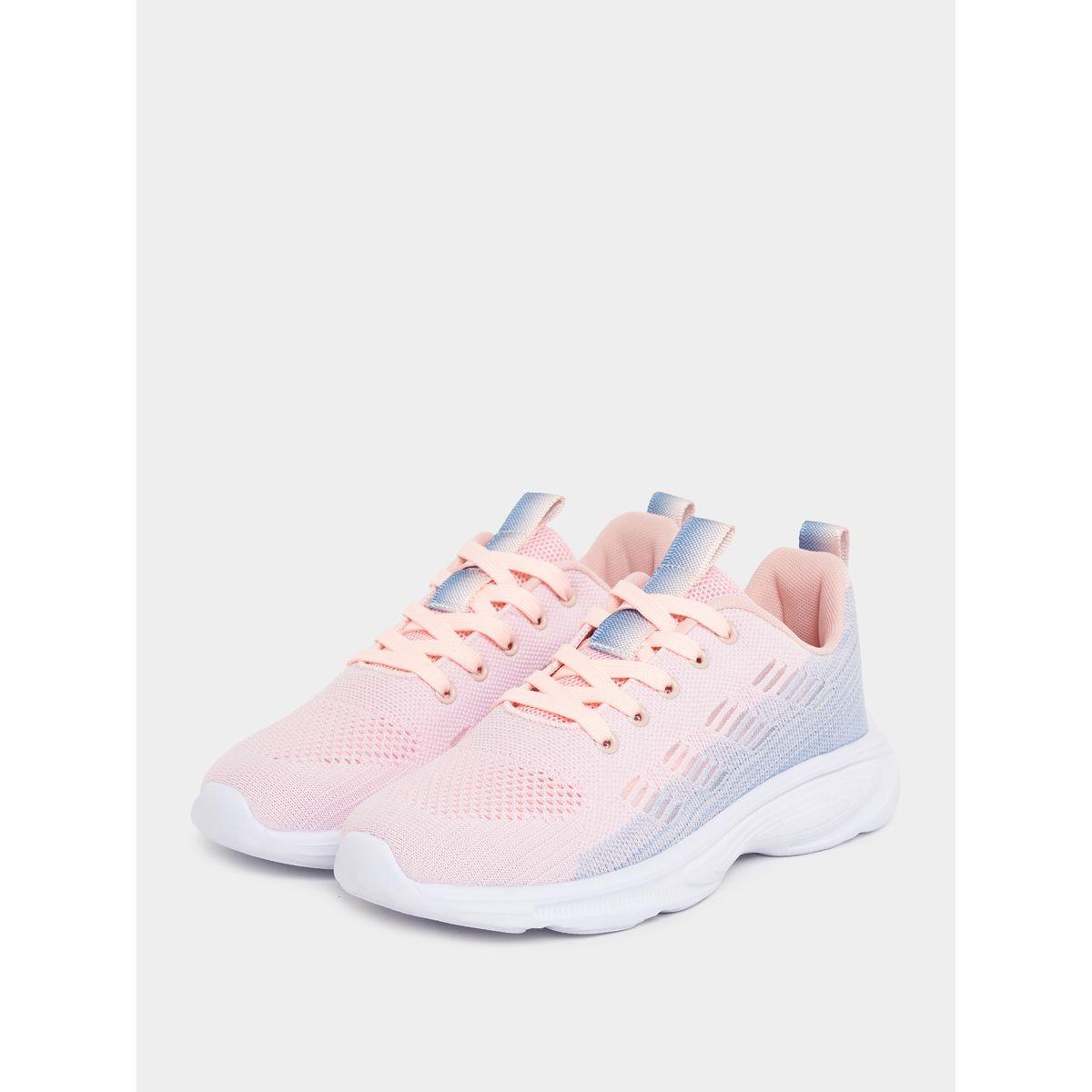 Styli Ombre Knit Lace-Up Sneakers-women-shoes-sneakers-image-2