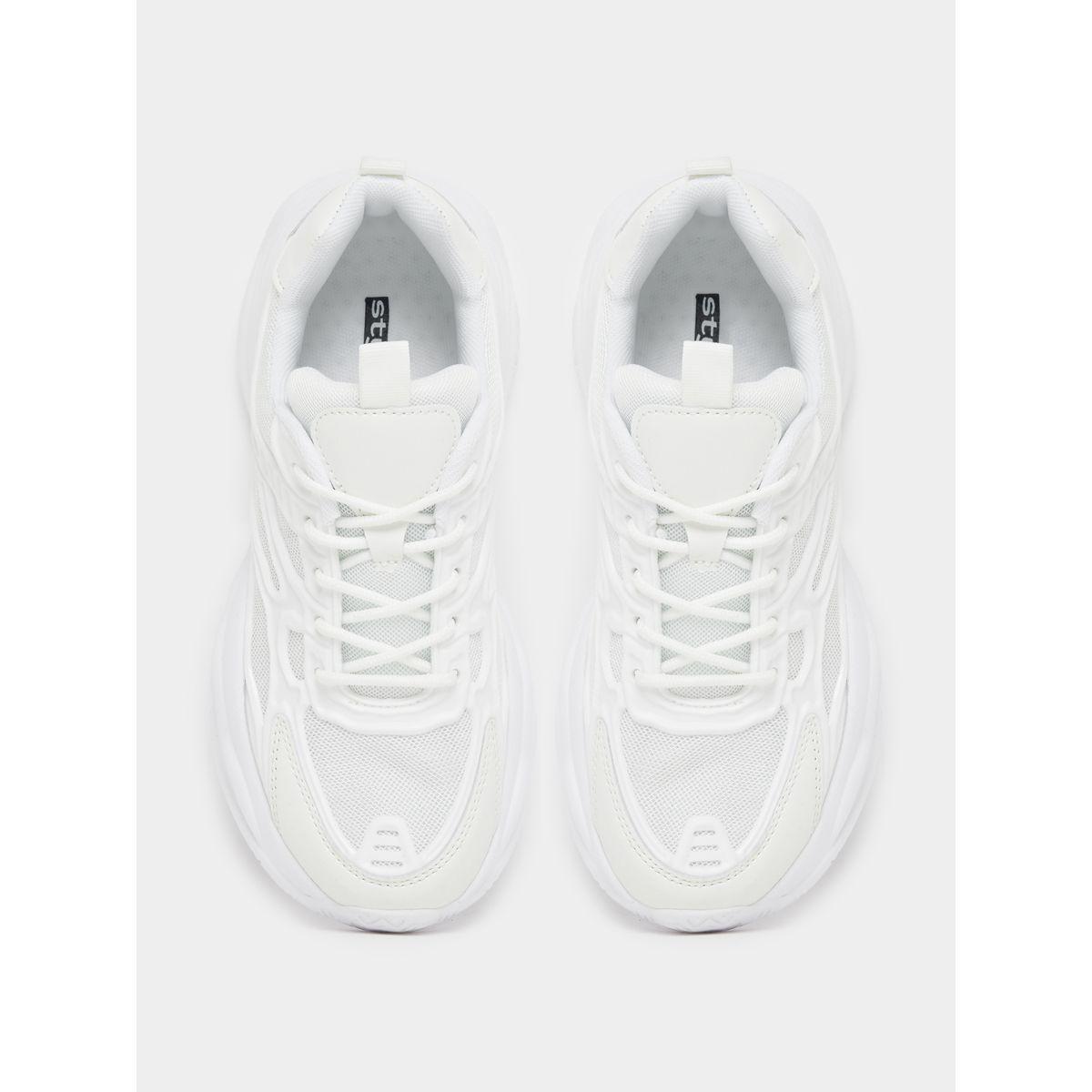 Styli Textured Lace Up Chunky Sneakers-women-shoes-sneakers-image-5
