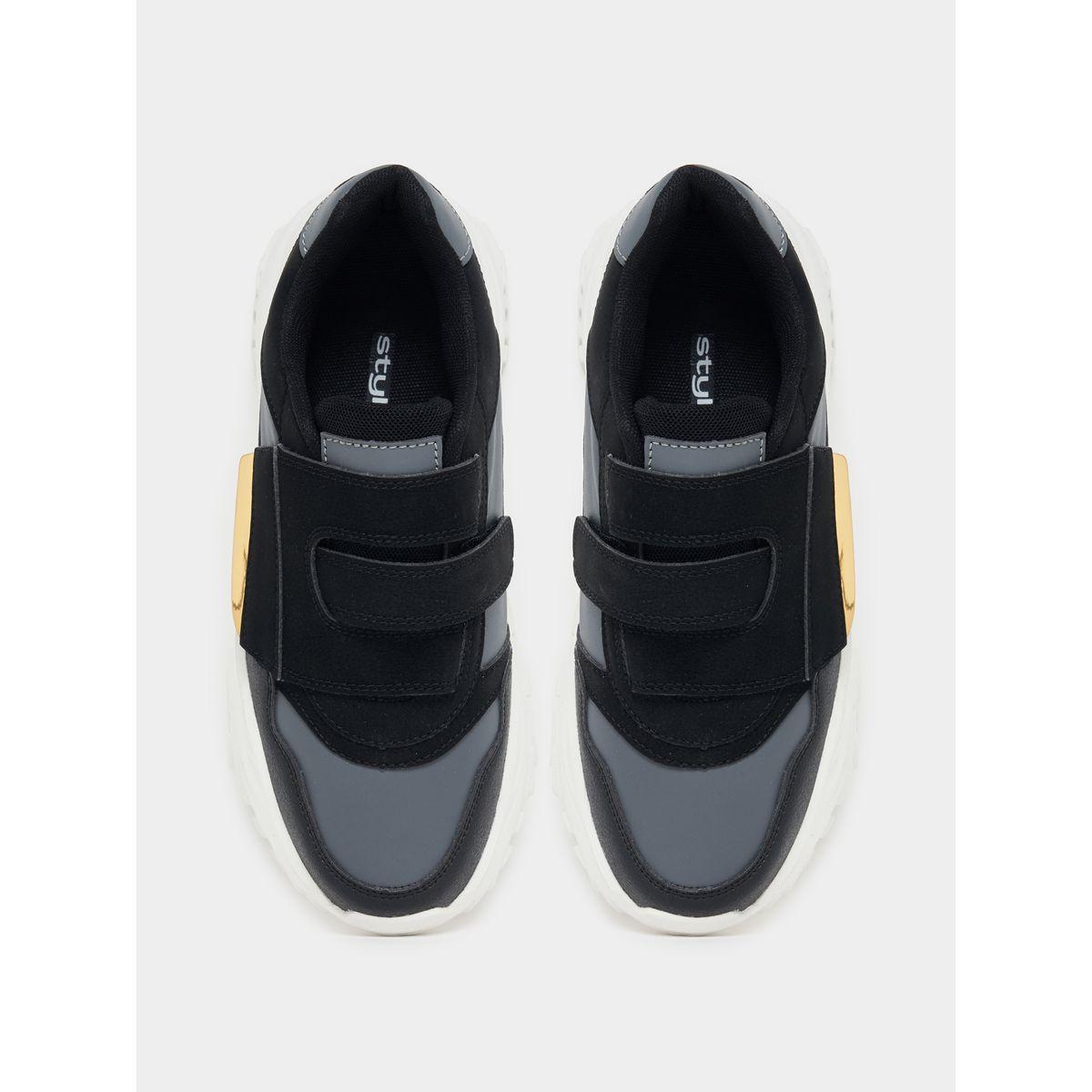 حذاء سنيكرز بكعب شانكي مع رباط فيلكرو للغلق-women-shoes-sneakers-image-5