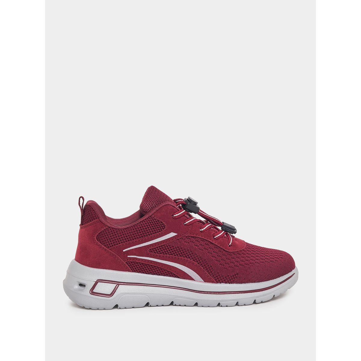Styli Textured Casual Lace-Up Sneakers-women-shoes-sneakers-image-1