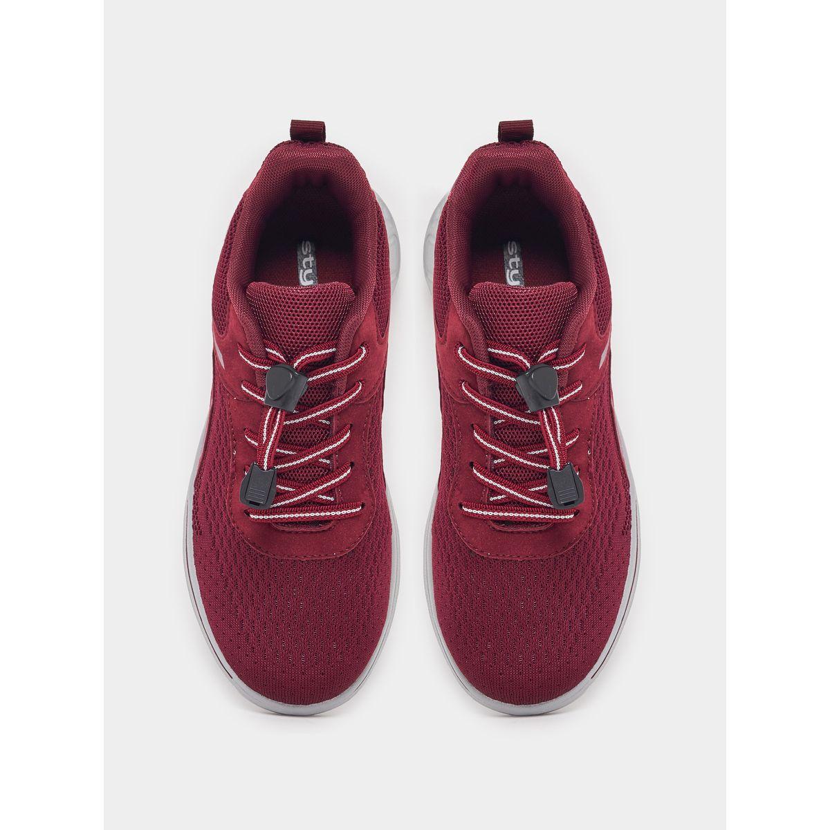 Styli Textured Casual Lace-Up Sneakers-women-shoes-sneakers-image-5