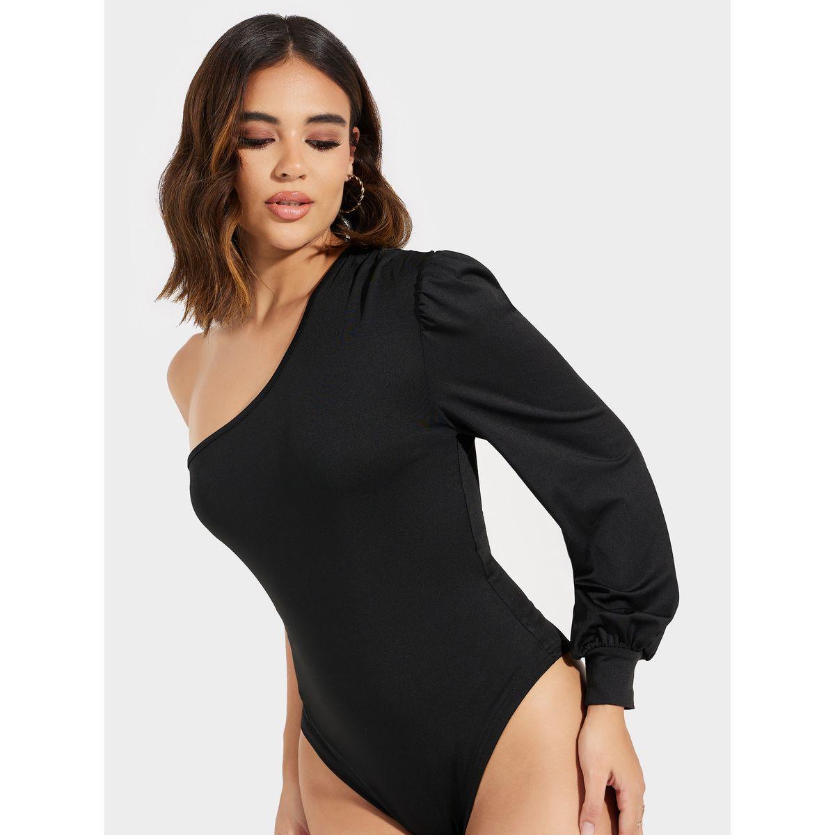 بودي سوت سادة بكتف واحد-women-clothing-shirtsandblouses-blouses-image-1