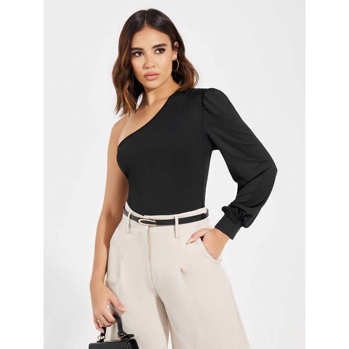 بودي سوت سادة بكتف واحد-women-clothing-shirtsandblouses-blouses-image-3