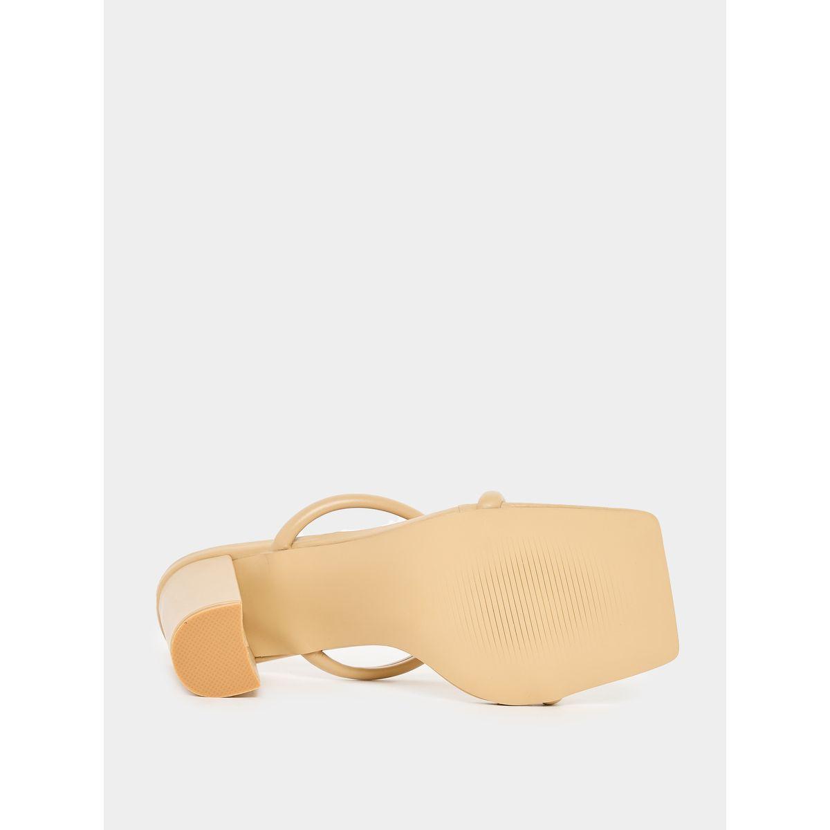Styli Double Strap Block Heel Sandals-women-shoes-heels-image-6