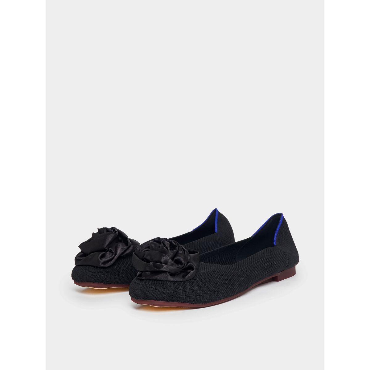 حذاء باليرينا مزين بزهرة-women-shoes-loafersandmoccasins-image-2