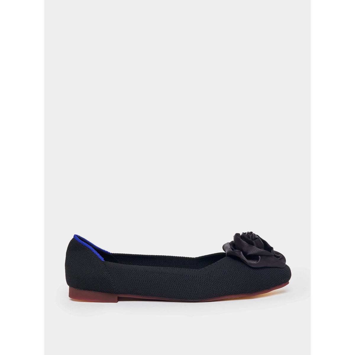 حذاء باليرينا مزين بزهرة-women-shoes-loafersandmoccasins-image-3