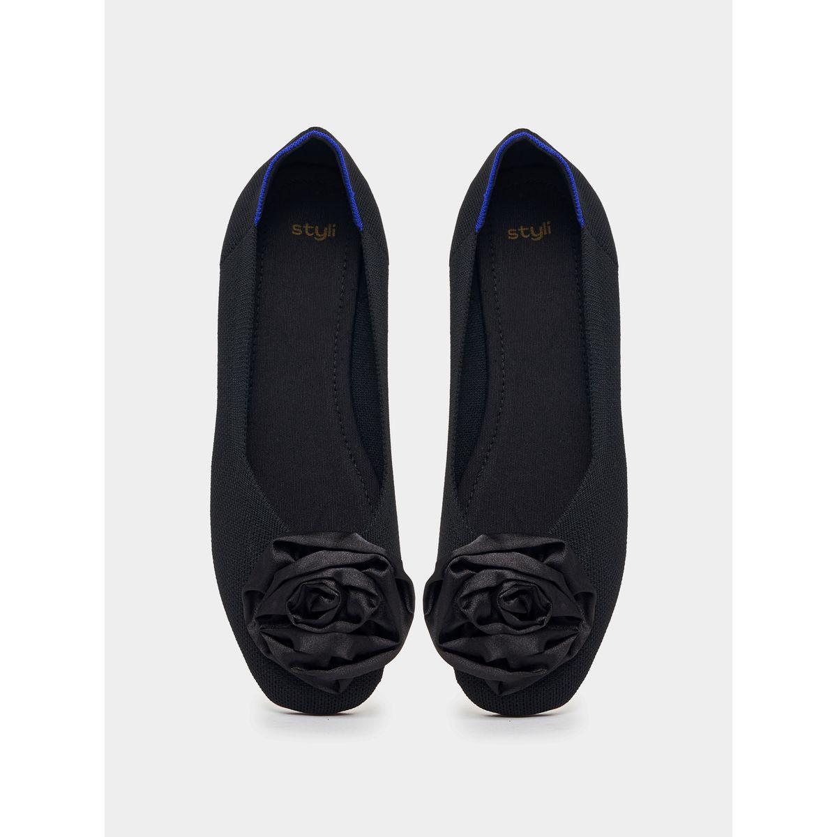 Styli Flower Design Ballerina Shoes-women-shoes-loafersandmoccasins-image-6