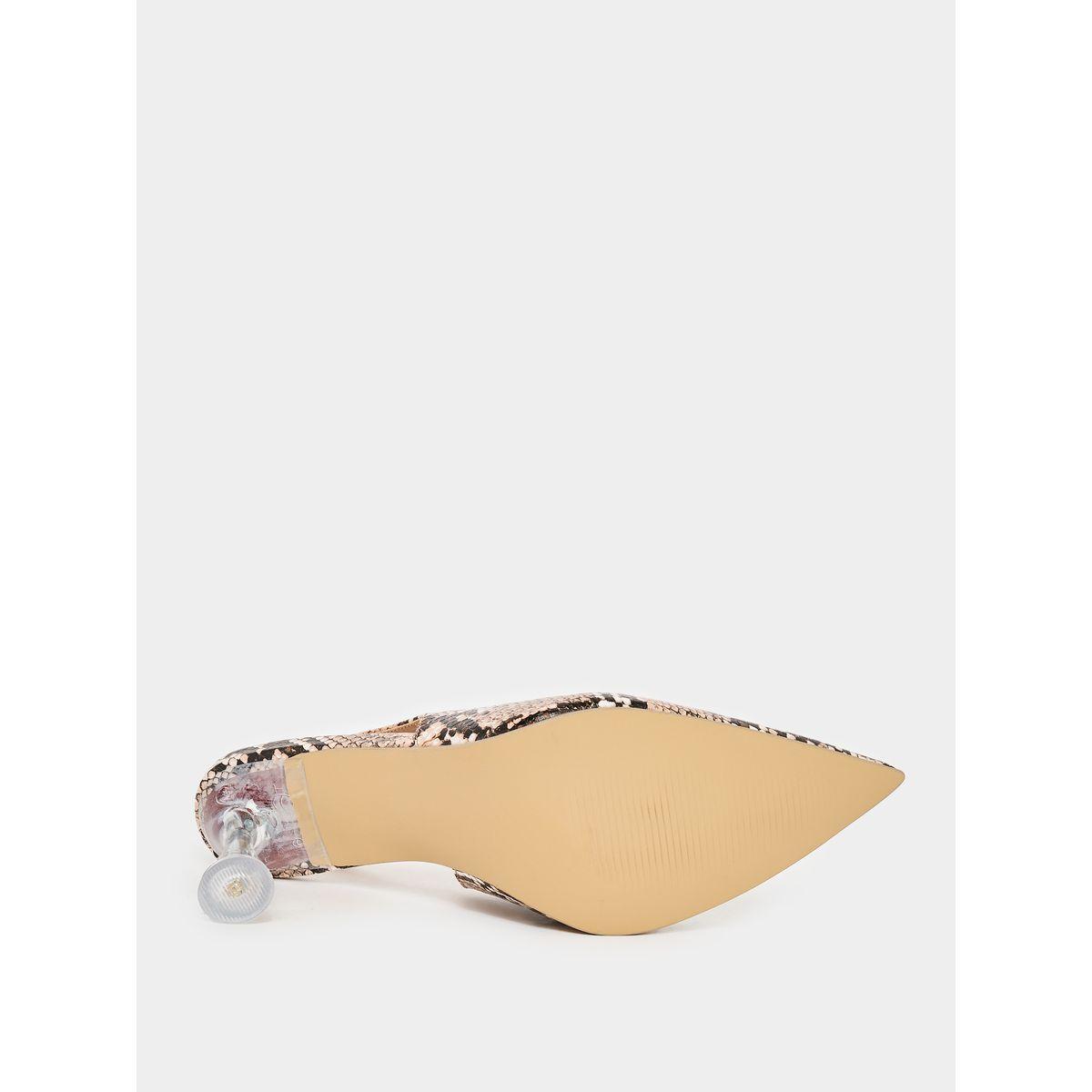 Styli Snakeskin Print Backstrap Pumps-women-shoes-heels-image-5