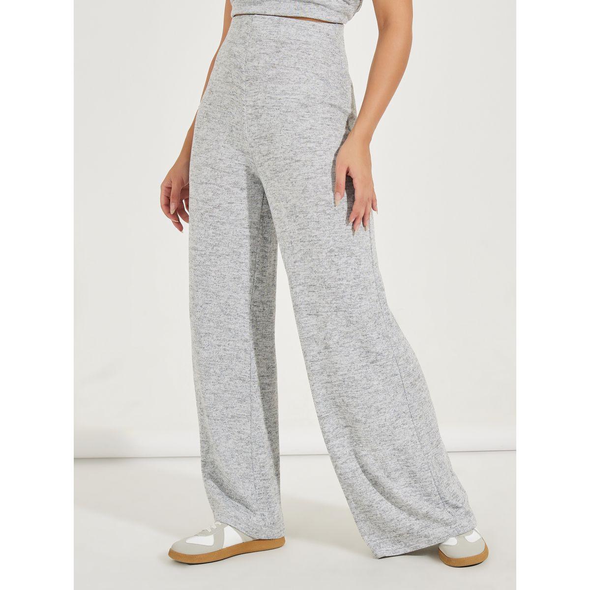 بنطال سادة بارجل واسعة وخصر عالي-women-clothing-bottoms-trousers-image-3