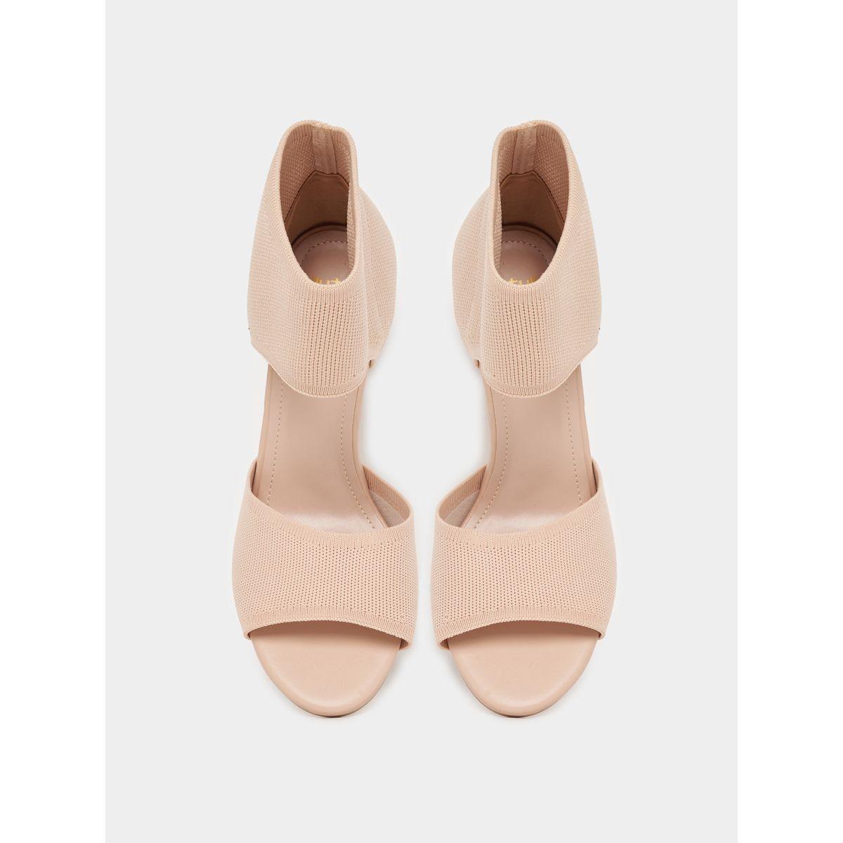 Styli Solid Peep Toe Wedge Sandals-women-shoes-heels-image-5