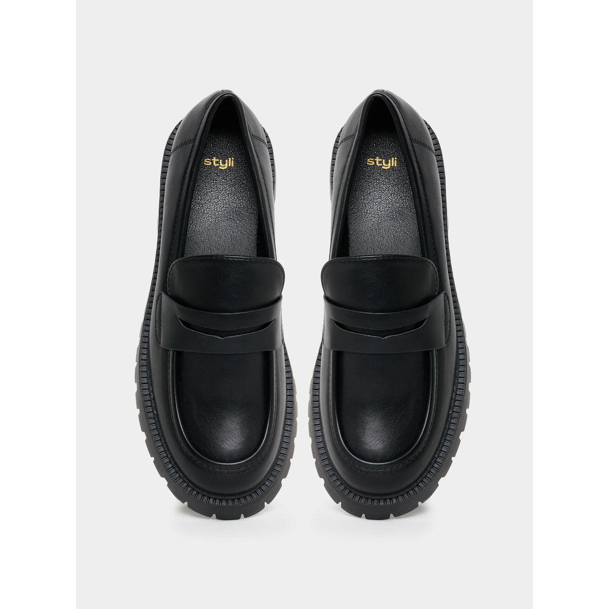 Styli Classic Round Toe Loafer Shoes-women-shoes-loafersandmoccasins-image-5