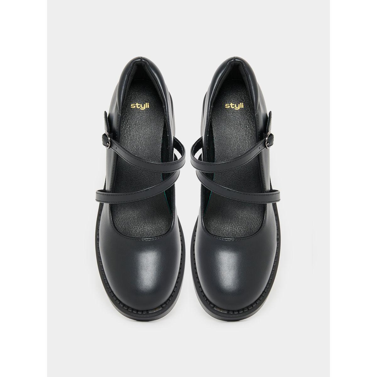 Styli Platform Mary Jane Shoes with Buckle Closure-women-shoes-loafersandmoccasins-image-5
