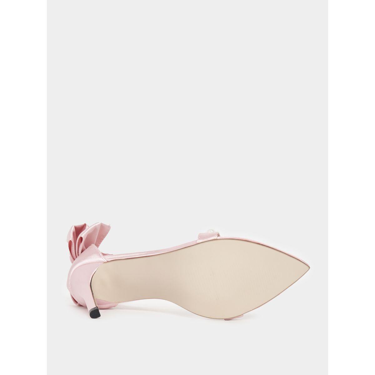 صندل بكعب ستيليتو وسير كاحل مع فيونكة ولؤلؤ-women-shoes-heels-image-6