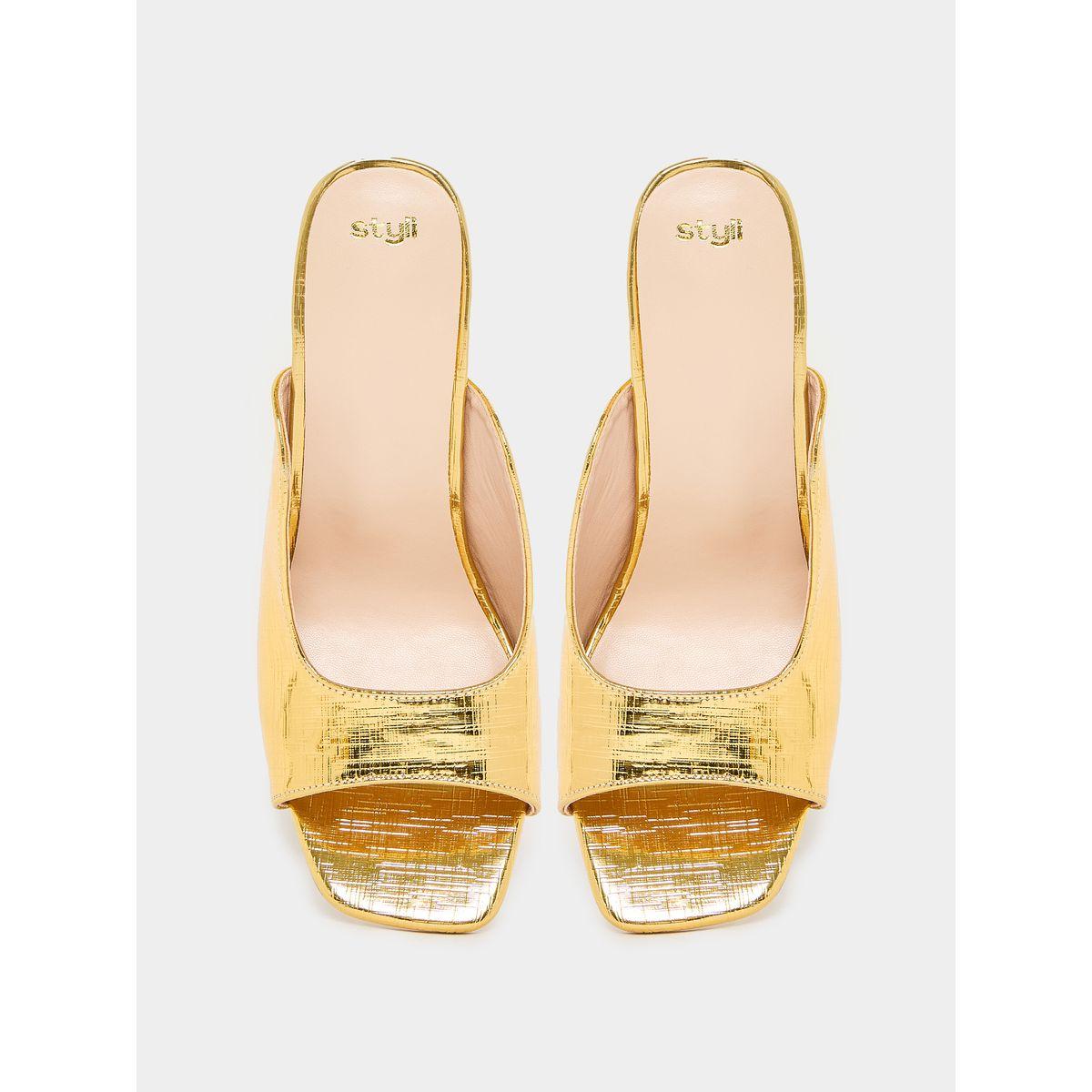 صندل بمقدمة مربعة وكعب بنمط سلسلة-women-shoes-heels-image-5