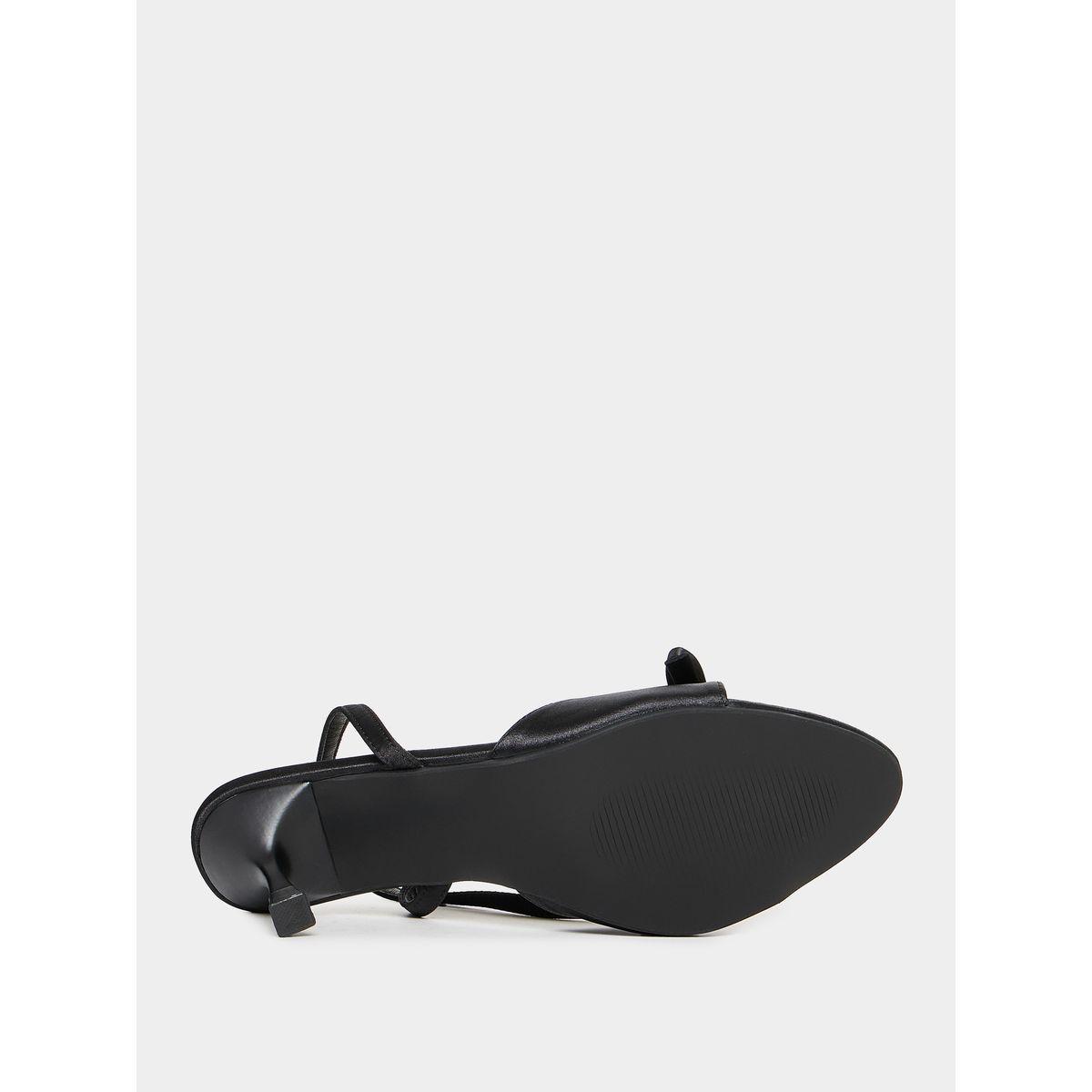 صندل بسير كاحل بإبزيم غلق وربطة فيونكة-women-shoes-heels-image-2