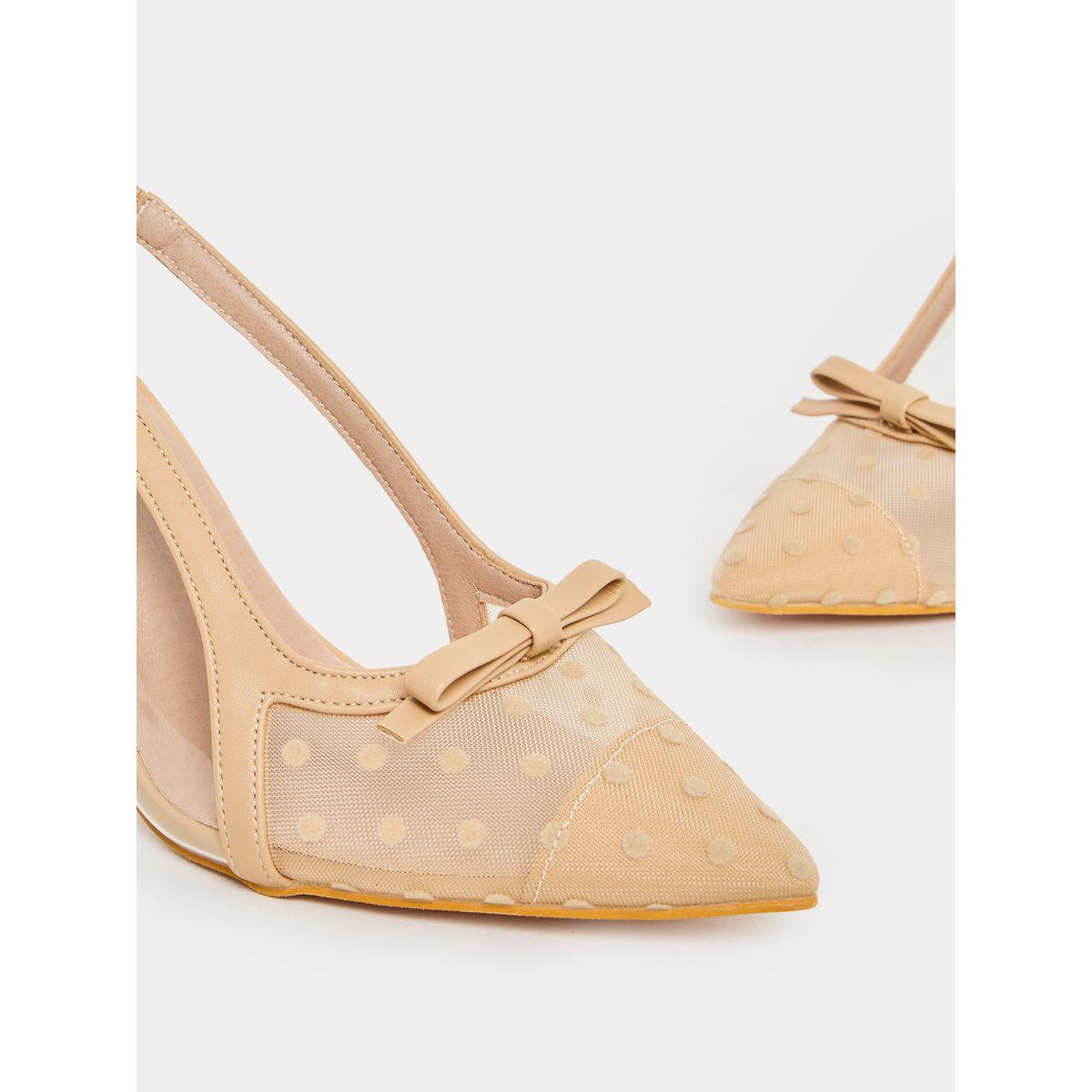 Styli Bow Decor Pointed Toe Slingback Pumps-women-shoes-heels-image-3