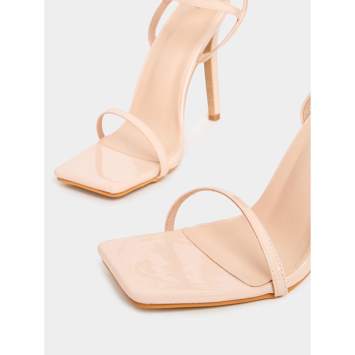 Styli Double Ankle Strap High Heel Sandals-women-shoes-heels-image-3