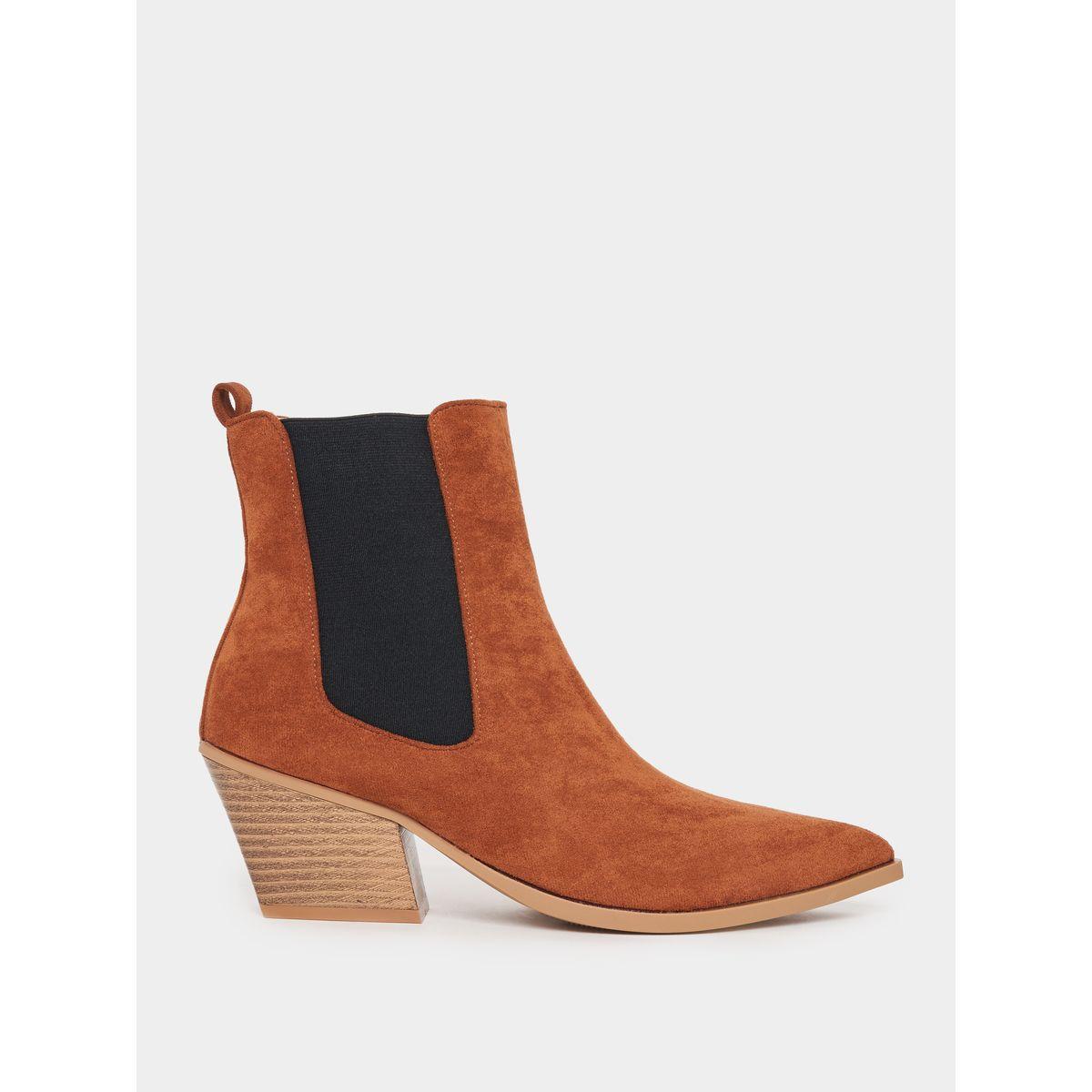 Styli Solid Chelsea Elasticated Boots-women-shoes-boots-image-1