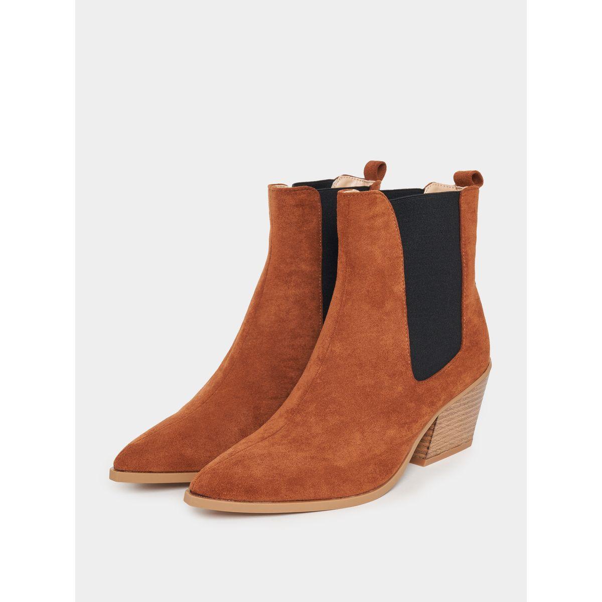 Styli Solid Chelsea Elasticated Boots-women-shoes-boots-image-2