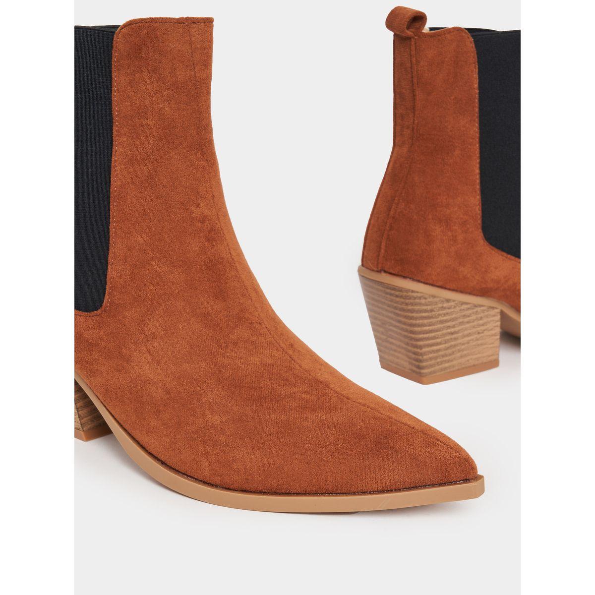 Styli Solid Chelsea Elasticated Boots-women-shoes-boots-image-3
