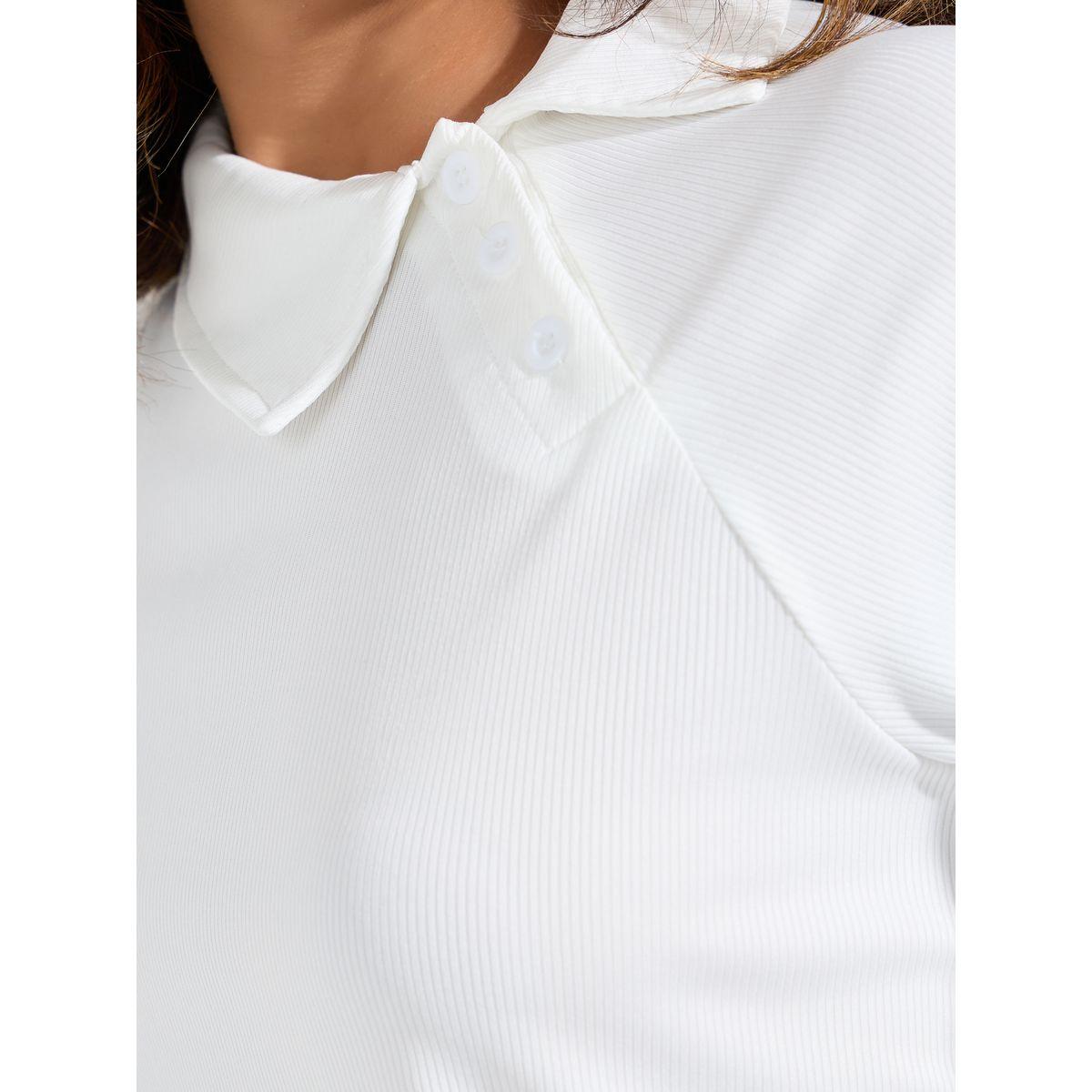 تيشيرت سادة بقصة عادية واكمام ريجلان-women-clothing-tshirts-image-4