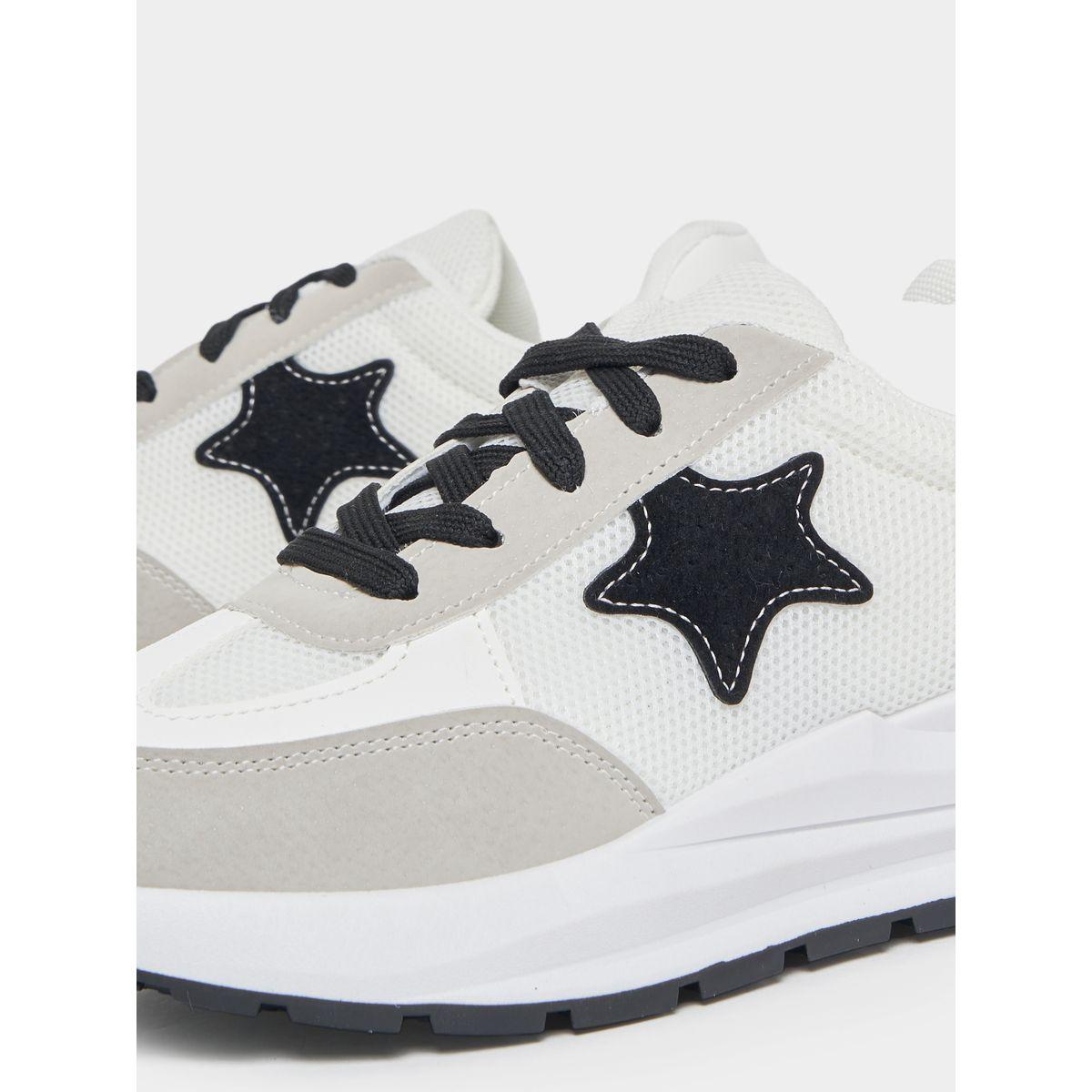 Styli Star Design Lace Up Sneakers-women-shoes-sneakers-image-5