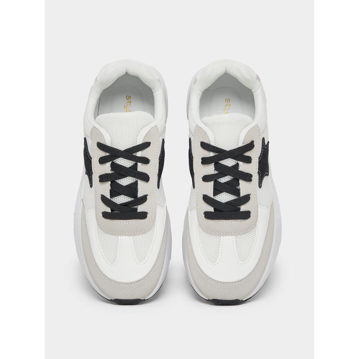 Styli Star Design Lace Up Sneakers-women-shoes-sneakers-image-6