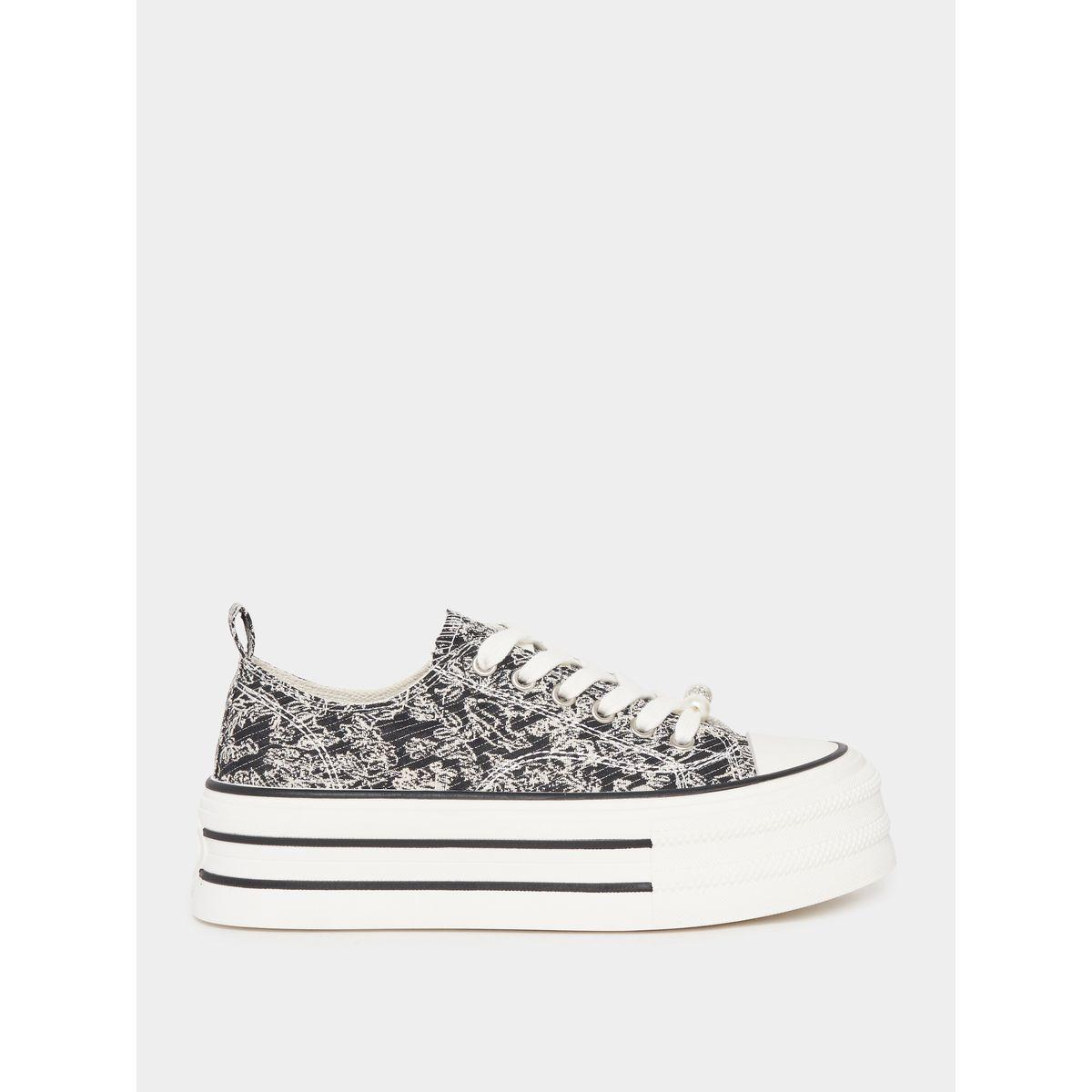 Styli Canvas Printed Casual Shoes-women-shoes-loafersandmoccasins-image-1
