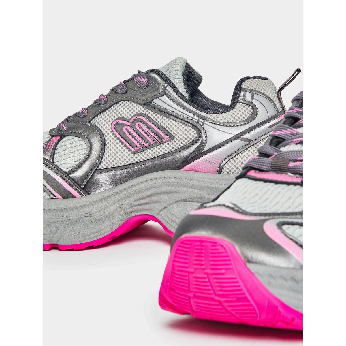 Styli Mesh Web Design Chunky Sole  Sneakers-women-shoes-sneakers-image-5