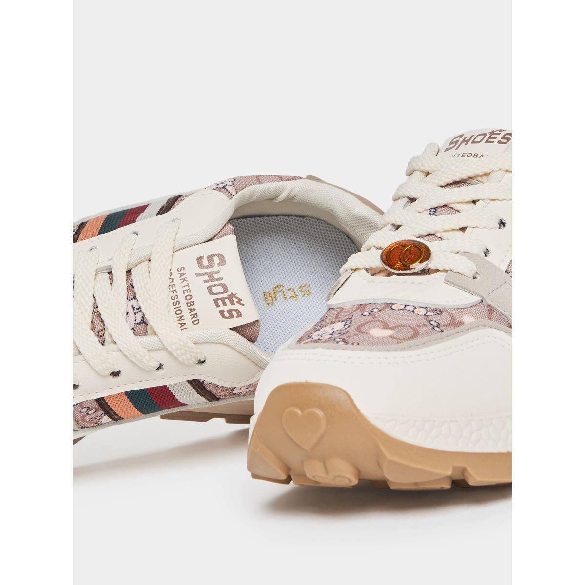 Styli Bear Print Gum Sole Detail Sneakers-women-shoes-sneakers-image-5