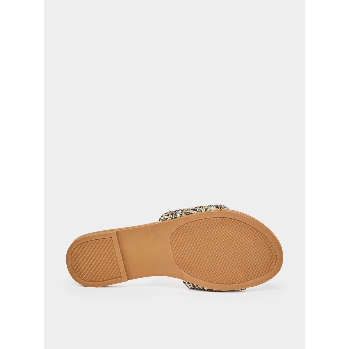 صندل فلات بسير تويد-women-shoes-sandals-flats-image-7