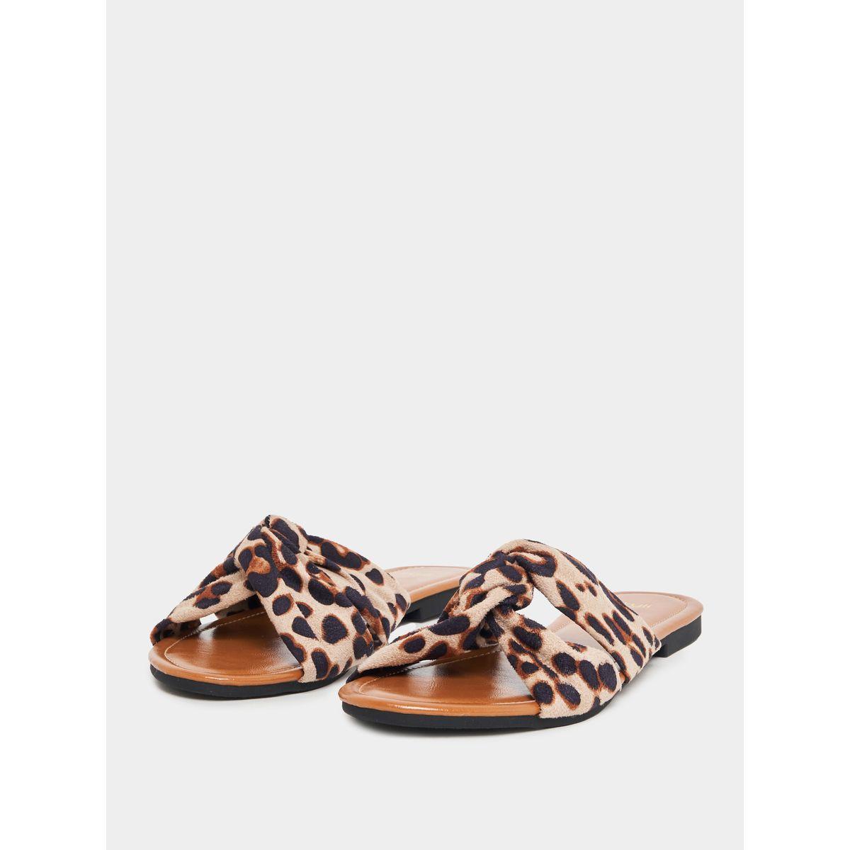 صندل فلات مطبع بطبعة حيوان-women-shoes-sandals-flats-image-1