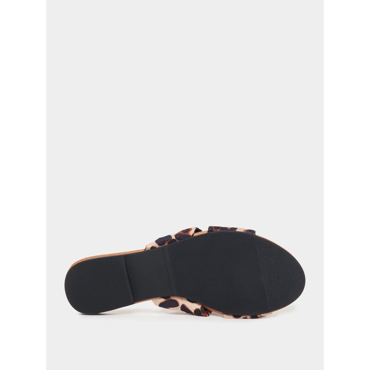 Styli Animal Print Knot Strap Flat Sandals-women-shoes-sandals-flats-image-6