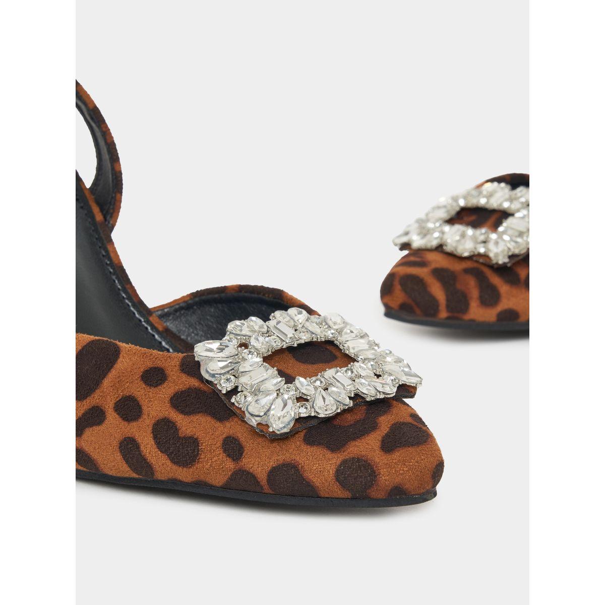 Styli Animal Print Slingback Pumps-women-shoes-heels-image-3