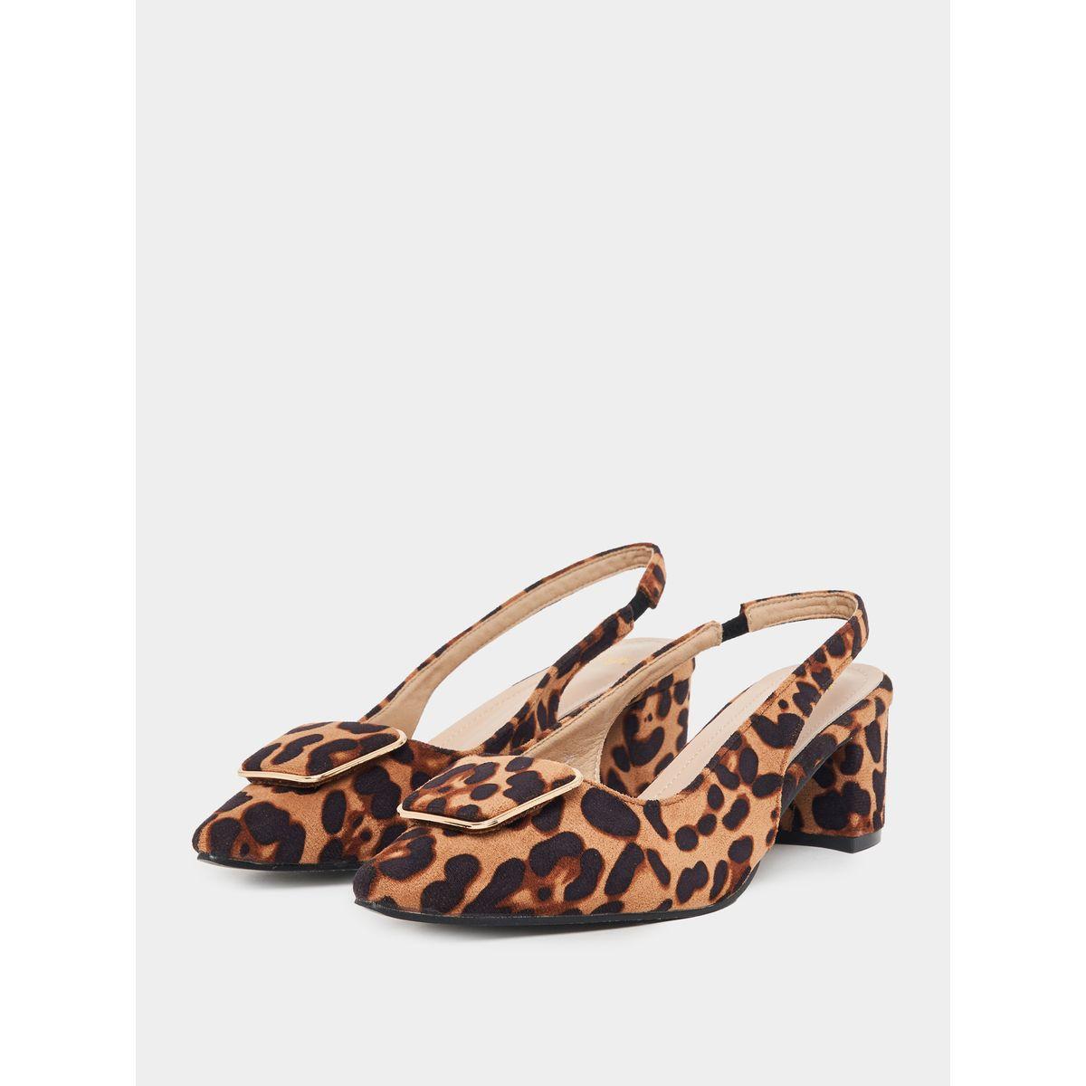 Buy Women s Styli Slingback Animal Print Formal Shoes Online Centrepoint KSA