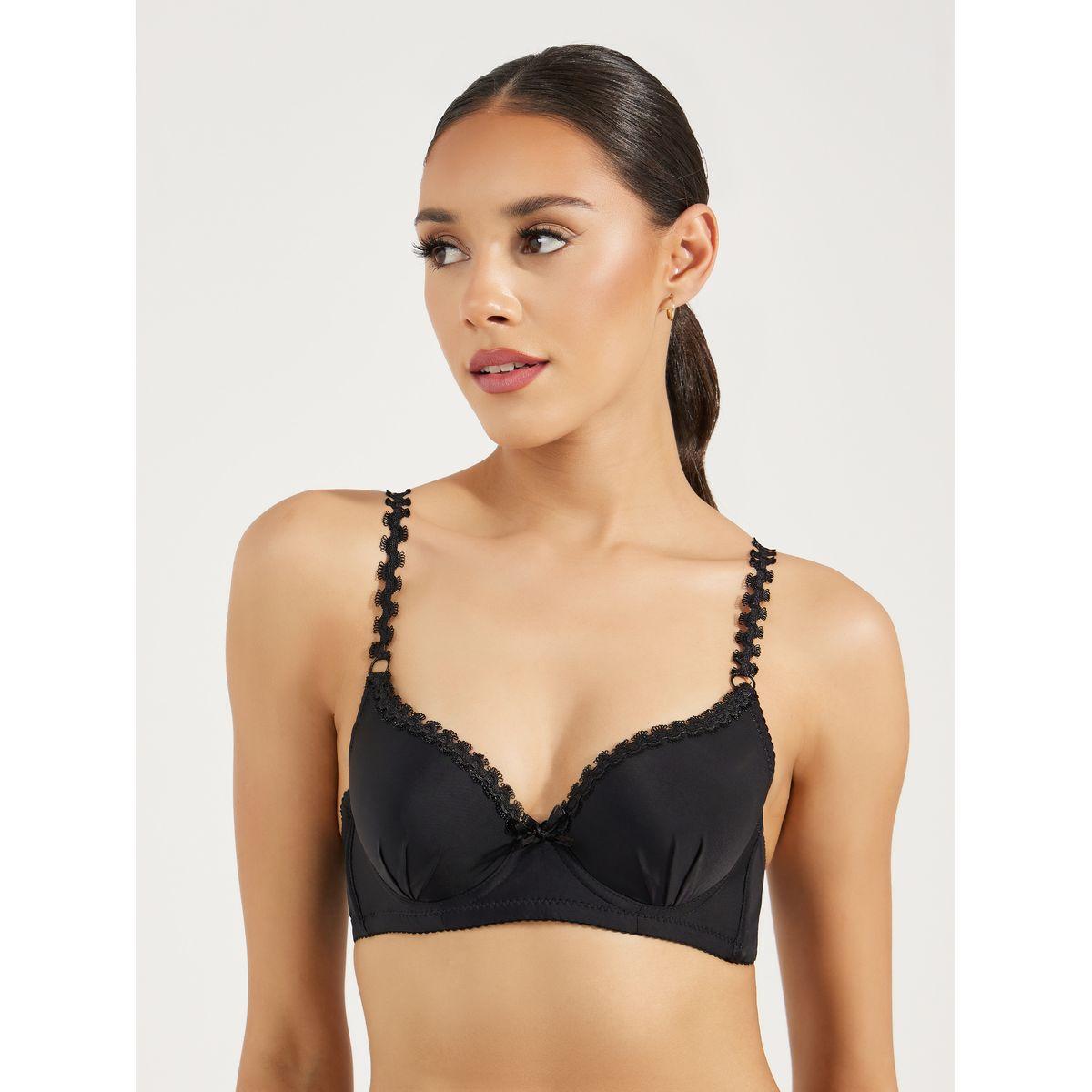 مجموعة من 2 صدرية مبطنة بتفاصيل كسرات-women-clothing-lingerie-bras-image-2